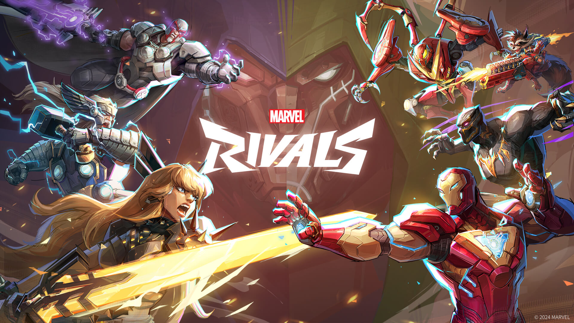 Marvel Rivals mods gameplay featuring modded characters like Symbiote Spider-Man and Iron Man 2099 with comic-style shaders.