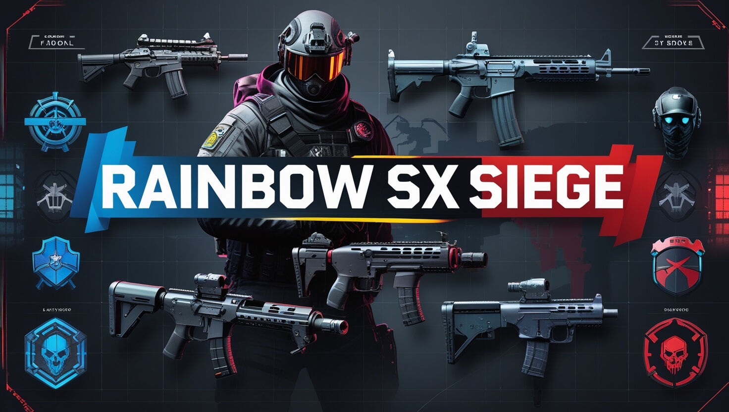 Rainbow Six Siege Marketplace showcasing operator skins, weapon skins, and in-game items for customization.
